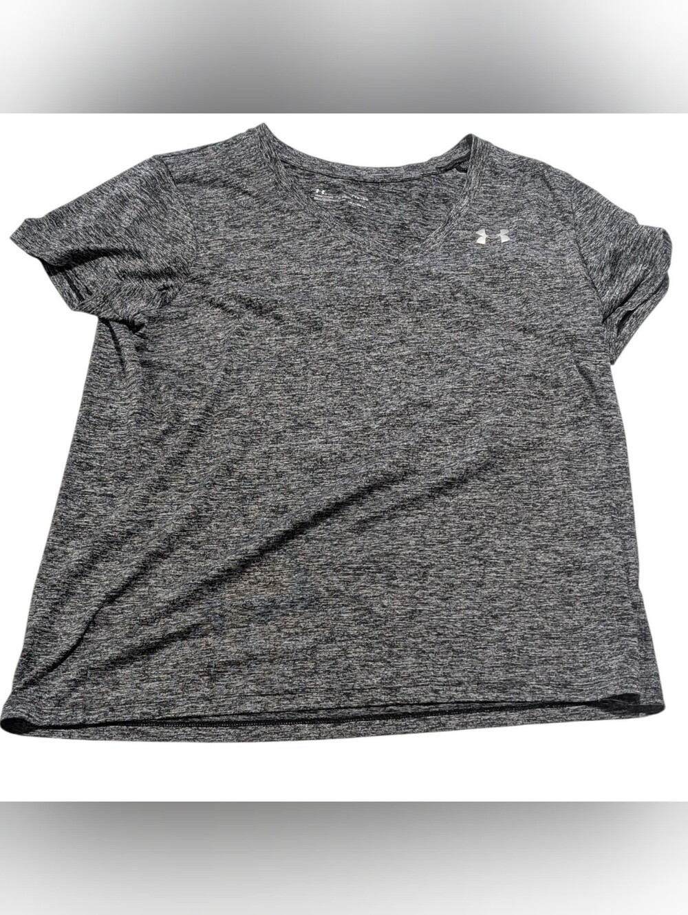 Under Armour Women's Extra Large Loose Fit Gray Heather Performance Tee